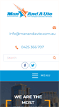 Mobile Screenshot of manandaute.com.au